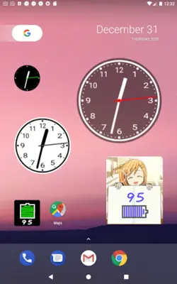 Simple Analog Clock android App screenshot 1