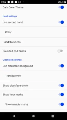 Simple Analog Clock android App screenshot 4