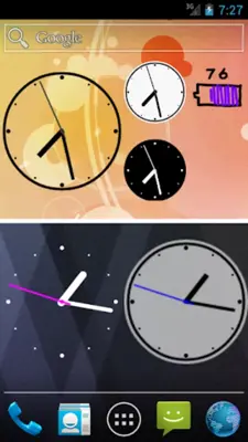 Simple Analog Clock android App screenshot 5